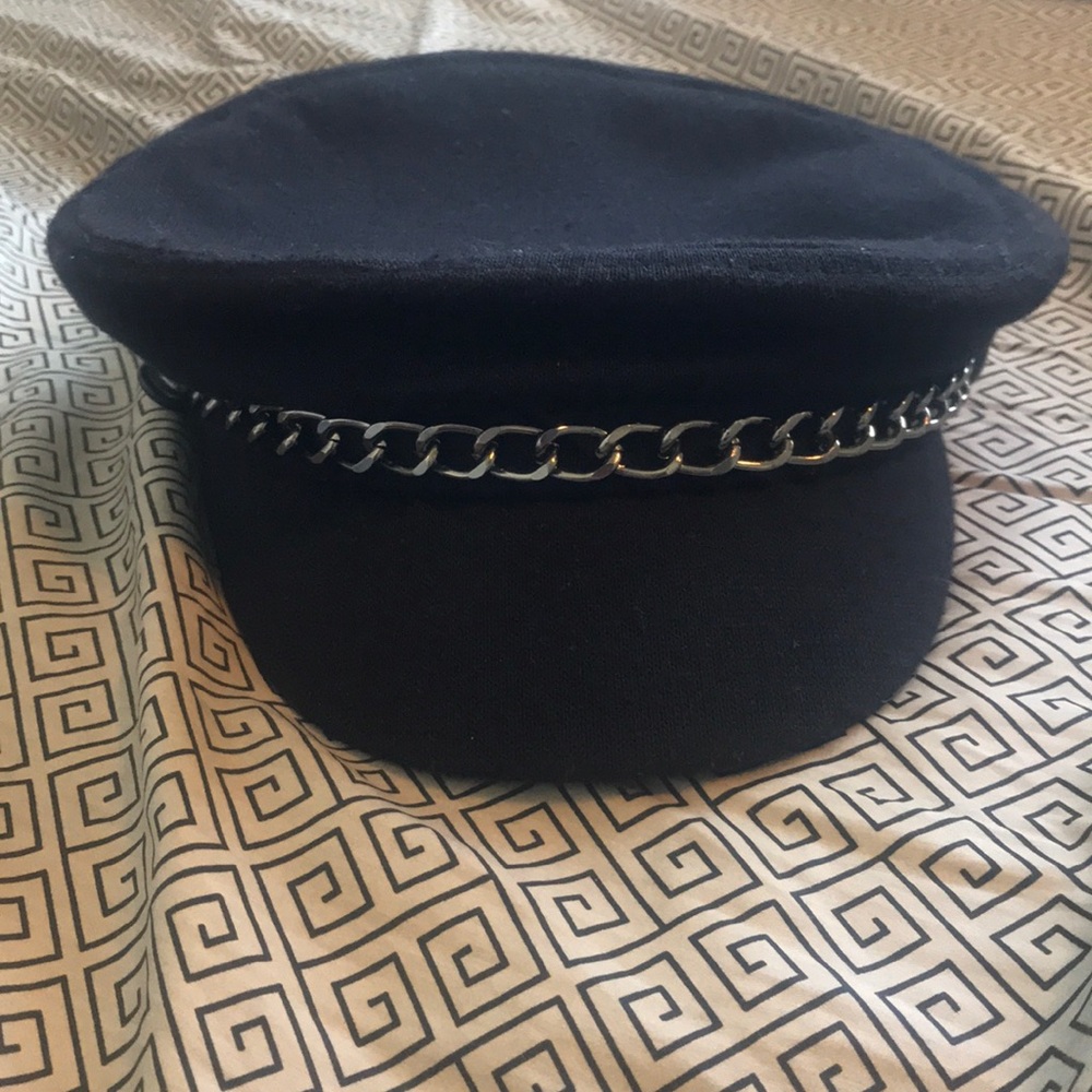Treasure & Bond Baker Boy Cap w/ Chain